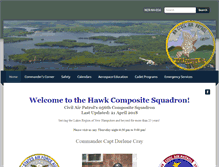 Tablet Screenshot of hawksquadron.nhcapcadets.org